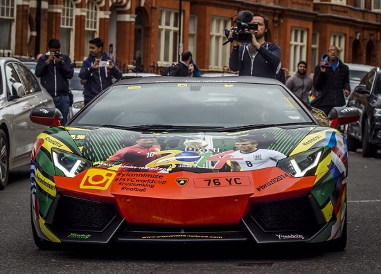 Lamborghini độ theo phong cách World Cup